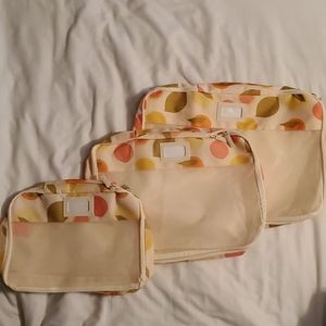 New Calpak 3 Piece Packing Cubes. Tutti-Fruity.